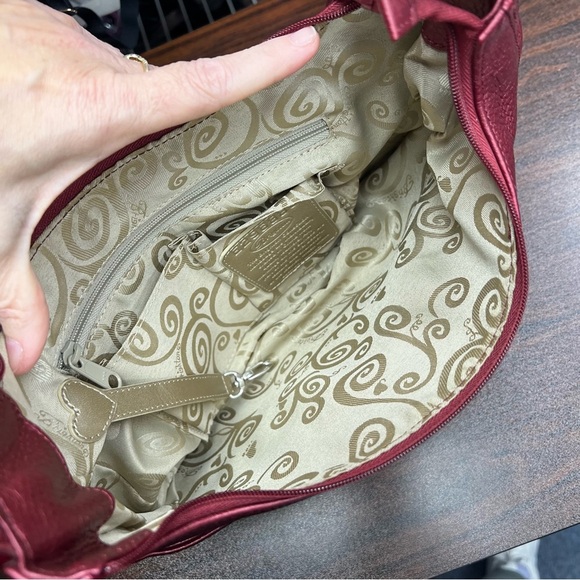 Brighton Red Hobo Bag - Picture 5 of 6